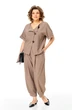 Костюм брючный 1337-1 коричневый Michel Chic фото 3