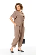 Костюм брючный 1337-1 коричневый Michel Chic фото 4