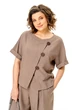 Костюм брючный 1337-1 коричневый Michel Chic фото 5