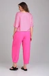 Костюм брючный 1342 розовый Michel Chic