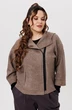Костюм брючный 1357-1 графит + капучино Michel Chic