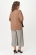 Костюм брючный 1362-2 коричневый + клетка Michel Chic