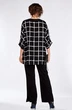 Костюм брючный 1364 черный + белый Michel Chic