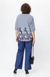 Костюм брючный 1367 синий Michel Chic