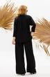 Костюм брючный 1373 черный Michel Chic