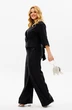 Костюм брючный 1375 черный Michel Chic