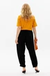 Костюм брючный 1377 горчица + черный Michel Chic