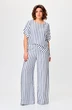 *Костюм брючный 1384 полоска Michel Chic
