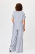 *Костюм брючный 1384 полоска Michel Chic