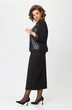 Костюм с юбкой 1394-1 черный Michel Chic фото 4
