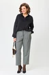 Костюм брючный 1402 черный + клетка Michel Chic