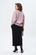 Костюм с юбкой 1407 пыльная роза Michel Chic
