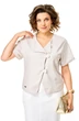 Костюм с юбкой 1422 бежевый + белый Michel Chic фото 2