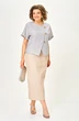 Костюм с юбкой 1422 латте Michel Chic