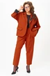 Костюм брючный 1437 терракот Michel Chic