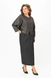 Костюм с юбкой 1443 черный + золото Michel Chic фото 4