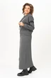 *Костюм с юбкой 1444 графитовый Michel Chic фото 3