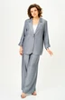 Костюм брючный 1446 стальной серый Michel Chic фото 3