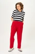 Костюм брючный 1452 красный + полоска Michel Chic фото 4