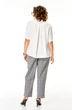 Костюм брючный 1454 белый + гленчек Michel Chic фото 2