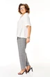 Костюм брючный 1454 белый + гленчек Michel Chic фото 5