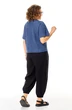 Костюм брючный 1457 черный + джинс Michel Chic фото 2