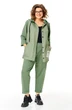 Костюм брючный 1461 зеленая дымка Michel Chic