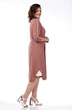 Платье 2124 розовый Michel Chic