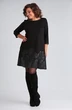 Платье 2140 черный Michel Chic