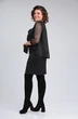 Платье 2156 черный Michel Chic