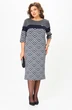 Платье 2188 серый Michel Chic