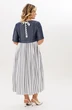 Платье 2197 деним + полоска Michel Chic фото 2