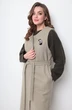Жилет 354 оливковый Michel Chic