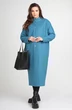 Пальто 358 бирюзовый Michel Chic