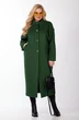 Пальто 358 зеленый Michel Chic