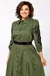 Платье 996-1 хаки Rishelie фото 4