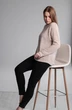Джемпер 1059 бежевый Mita Fashion