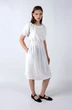 Платье 1145а белый Mita Fashion
