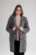 *Пальто 1159 темно-серый Mita Fashion
