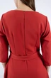 Платье 1161 кирпичный Mita Fashion