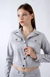 Жакет 1179А серый Mita Fashion