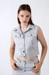 Жилет 1179 серый Mita Fashion