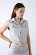 Жилет 1179 серый Mita Fashion