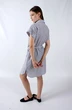 Платье 1186 синий + полоска Mita Fashion