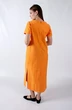 Платье 1217 оранжевый Mita Fashion