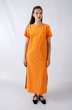 Платье 1217 оранжевый Mita Fashion