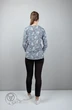Джемпер 361 голубой+принт Mita Fashion
