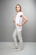 Блузка 817 принт глаза Mita Fashion