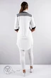 Туника 933 белый+синяя полоска Mita Fashion