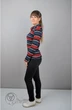 Джемпер 965 красный Mita Fashion